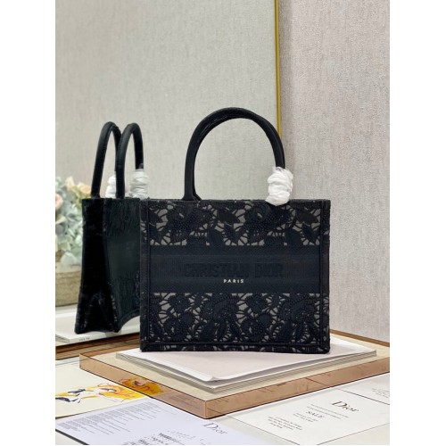 BORSA DIOR BOOK PICCOLA Ricamo M1265ZRGO nero