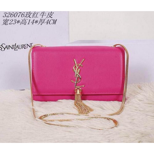 Borsa a tracolla a tracolla monogramma mini Saint Laurent 326076 Rosa