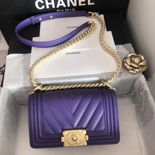 Borsa chanel bambino piccola V67085 viola