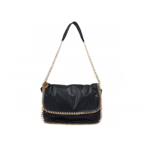 Stella McCartney 838 Borsa a tracolla nera Falabella in PVC