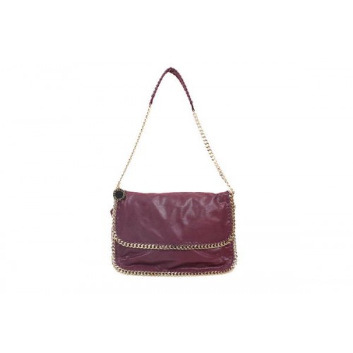 Stella McCartney 838 Borsa a tracolla Falabella in PVC bordeaux