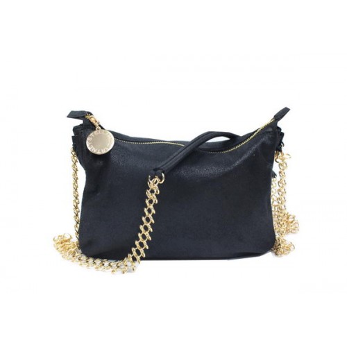 Borsa a tracolla in pelle di vitello Stella McCartney 835 nera