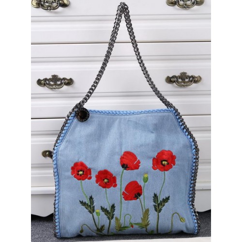Borsa Tote Stella McCartney Denim SM811 Blu