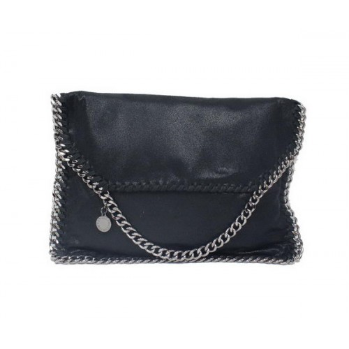 Stella McCartney Borsa a tracolla Falabella in PVC nero 876 argento