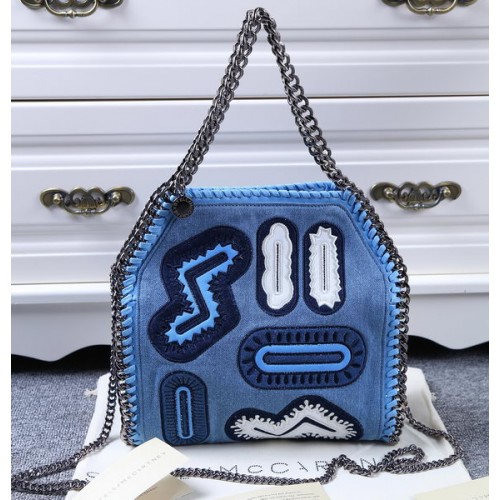 Stella McCartney Falabella Denim Borsa SMC8863 Blu
