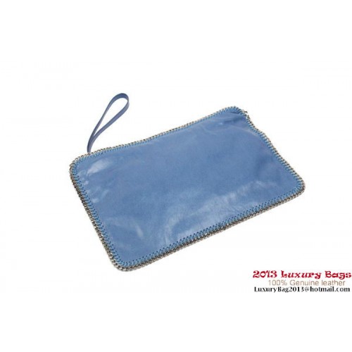 Pochette pieghevole Stella McCartney Falabella 832 blu