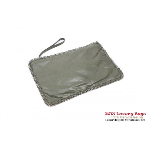 Pochette pieghevole Stella McCartney Falabella 832 verde
