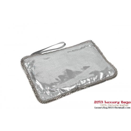 Stella McCartney Pochette Falabella Fold Over 832 Argento