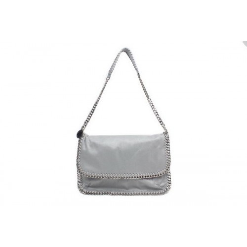 Borsa a tracolla Falabella in PVC Stella McCartney 838 grigia