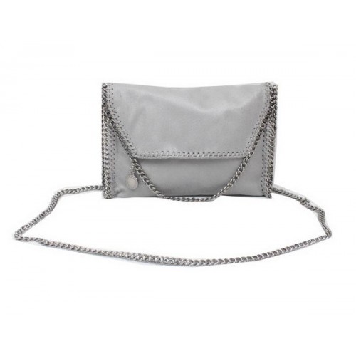 Borsa a tracolla Falabella in PVC Stella McCartney 875 grigia