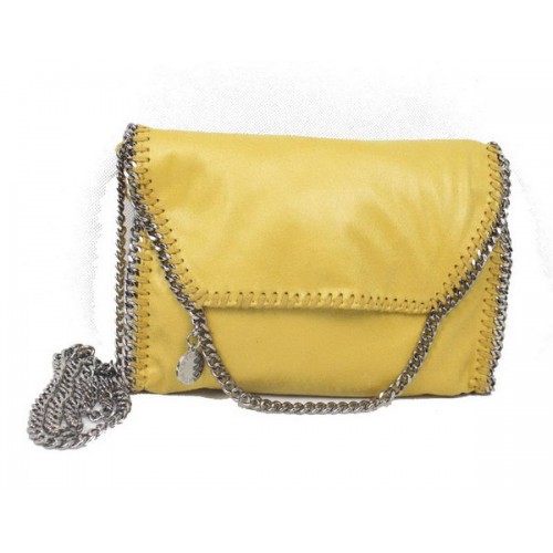 Borsa a tracolla Falabella in PVC Stella McCartney 875 gialla