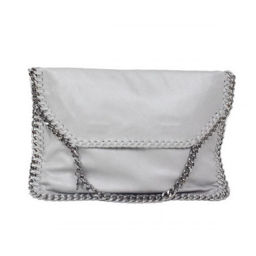 Borsa a tracolla Falabella in PVC Stella McCartney 876 grigia