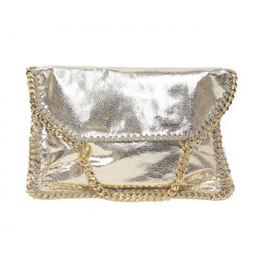 Borsa a tracolla Falabella in PVC Stella McCartney 876 oro chiaro