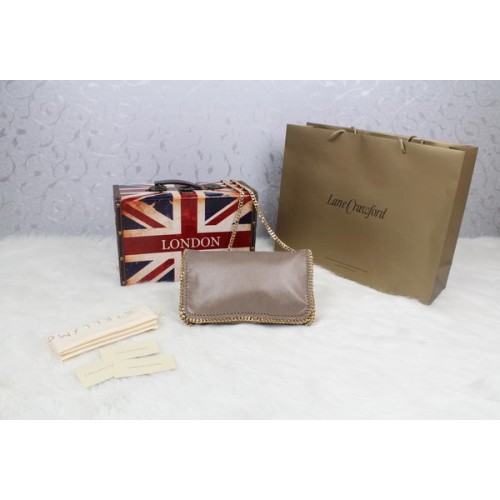 Borsa a tracolla Falabella in PVC Stella McCartney SM829 Khaki