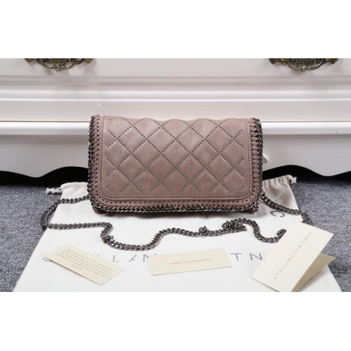 Borsa a tracolla Falabella in PVC Stella McCartney SMC882 Khaki