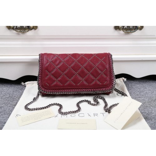 Borsa a tracolla Falabella in PVC Stella McCartney SMC882 Vino