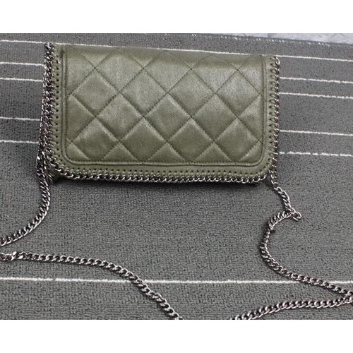 Stella McCartney Falabella Borsa a tracolla in PVC SM882 Verde