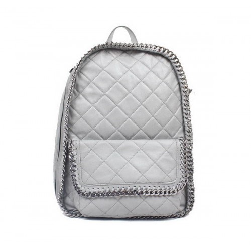 Zaino ripiegabile in PVC Falabella Stella McCartney 879 grigio