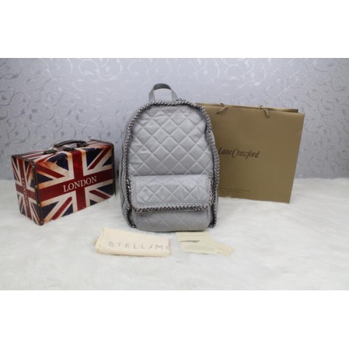 Zaino ripiegabile in PVC Stella McCartney Falabella SM879 grigio