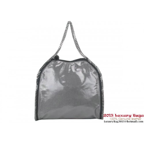 Stella McCartney Falabella Tote Bag pieghevole in PVC 811 argento
