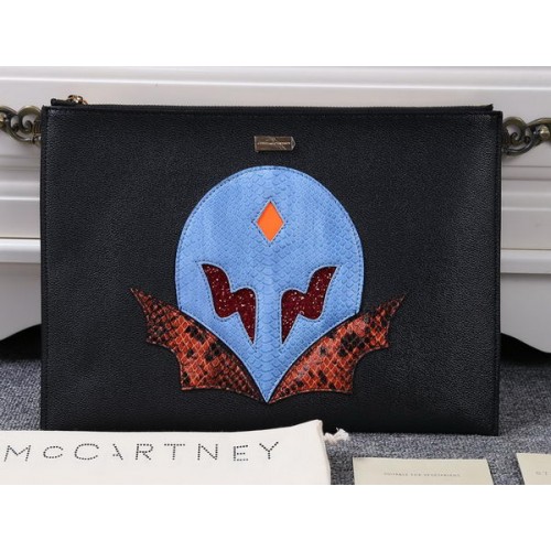 Stella McCartney POCHETTE SUPERHERO MEDIA CON ZIP SM891 Blu