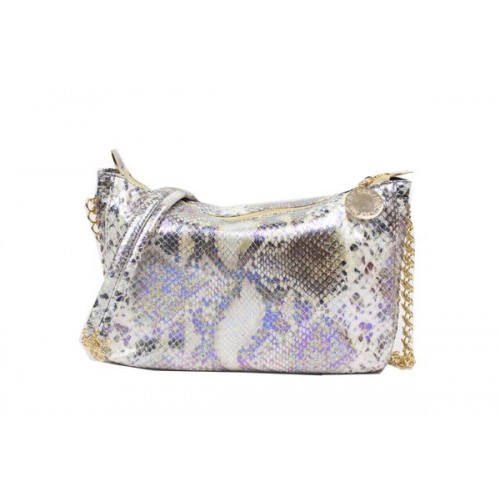 Borsa a tracolla in pelle serpente Stella McCartney 835 Beige