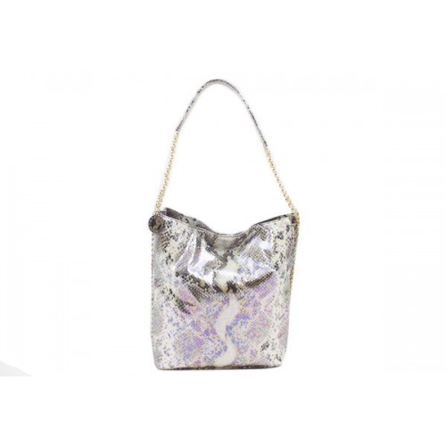 Borsa Hobo Stella McCartney In Pelle Di Serpente 836 Beige