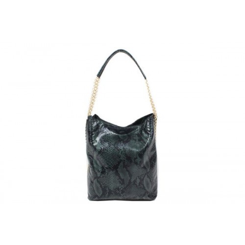 Borsa Hobo Stella McCartney In Pelle Di Serpente 836 Verde