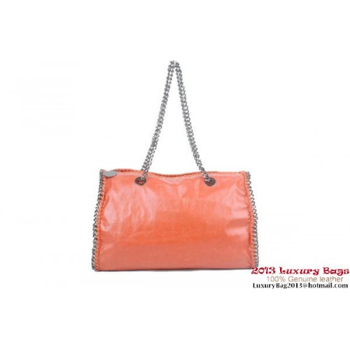 Stella mcCartney Borsa Boston Toto Arancione