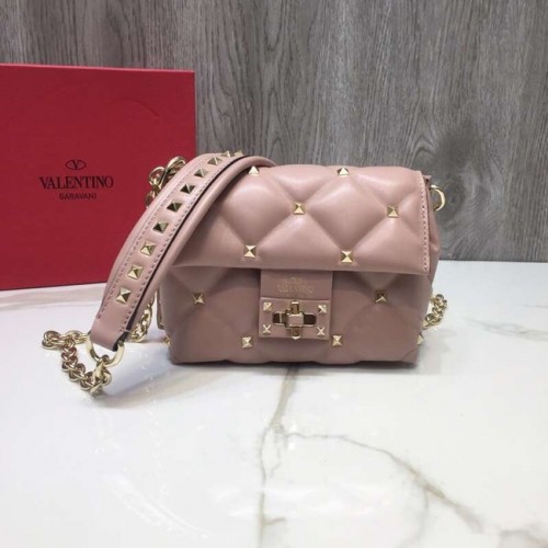 VALENTINO Borsa a tracolla Candy in pelle trapuntata 0073 rosa