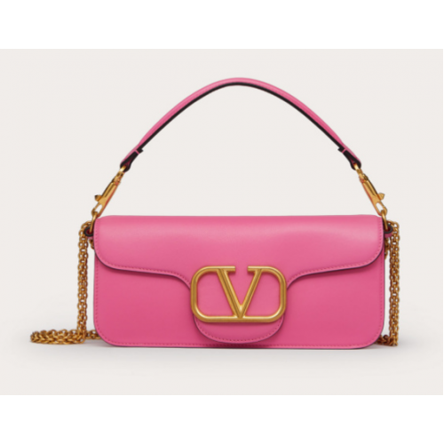 VALENTINO GARAVANI Borsa Loco in pelle di vitello 2B0K30 rosa