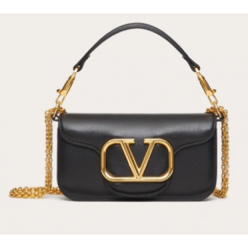 VALENTINO CRAZY MINI CRAZY Borsa a Spalla in Pelle di Vitello 1W2B0K nera