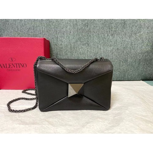 VALENTINO GARAVANI Borsa a Spalla One Stud in Montone YW0B0K21 nera