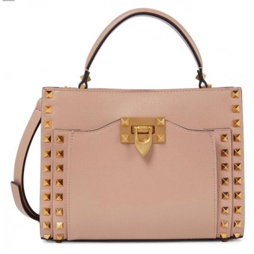 VALENTINO GARAVANI Rockstud Alcove Pelle di vitello grana media 2B0056 rosa