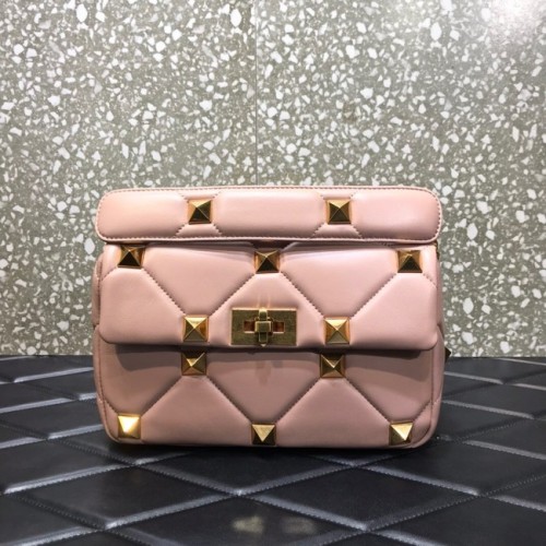 VALENTINO GARAVANI Pelle di montone nappa Roman Stud 1189S rosa