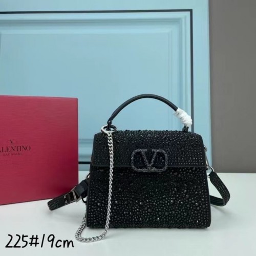 VALENTINO GARAVANI Mini tote bag VSLING diamante lucido XW2B1G9 black&black-Tone Metal