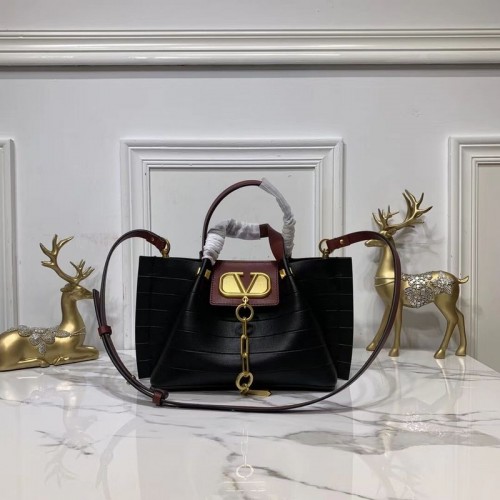 VALENTINO Borsa in Pelle Originale V0052H Nera