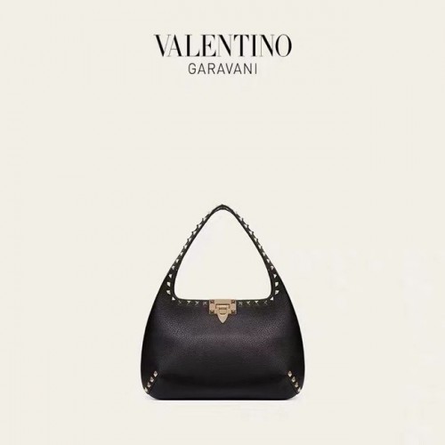 VALENTINO Borsa a tracolla originale in pelle 20077 nera