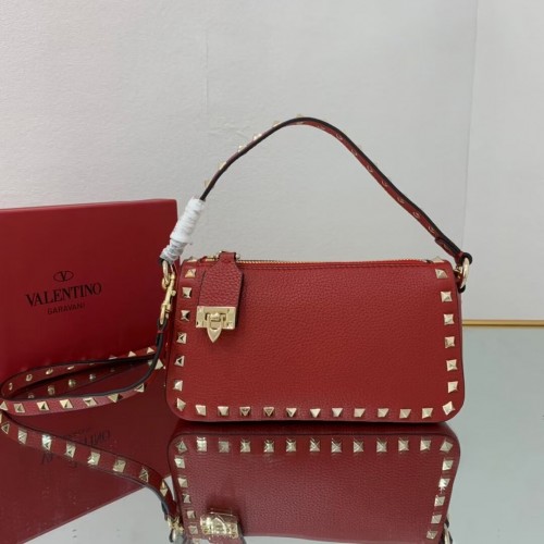 VALENTINO Borsa a tracolla originale in pelle V4700 rossa