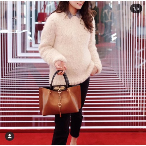 VALENTINO Borsa in pelle originale 2070 marrone