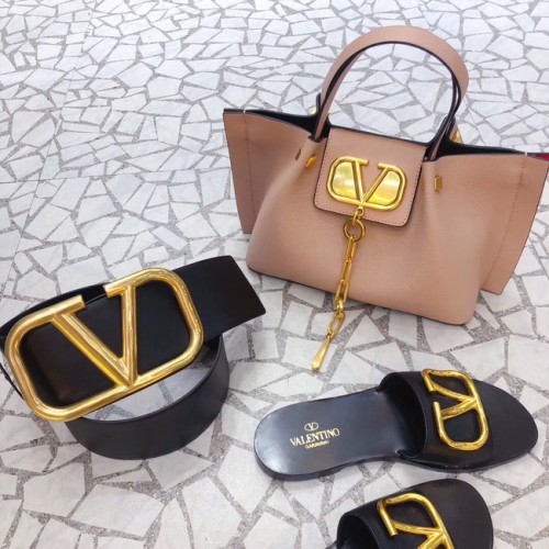 VALENTINO Borsa in pelle originale 2070 rosa chiaro