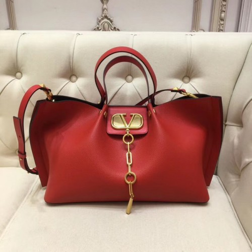 VALENTINO Borsa originale in pelle 2080 rossa