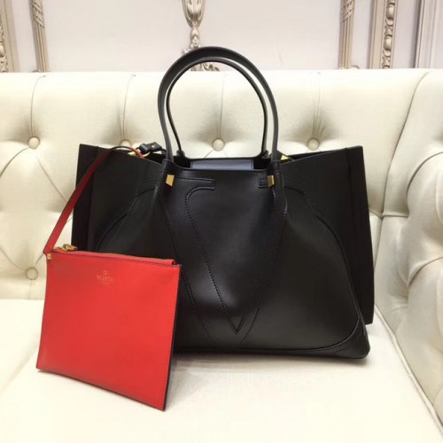 VALENTINO Borsa originale in pelle 9099 nera