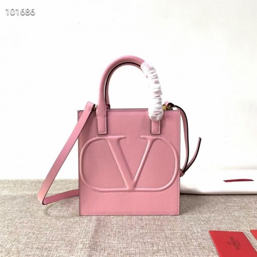 VALENTINO Borsa in pelle originale V2021 rosa