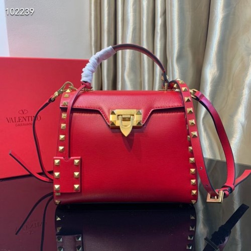 VALENTINO Borsa tote originale in pelle V4071A rossa