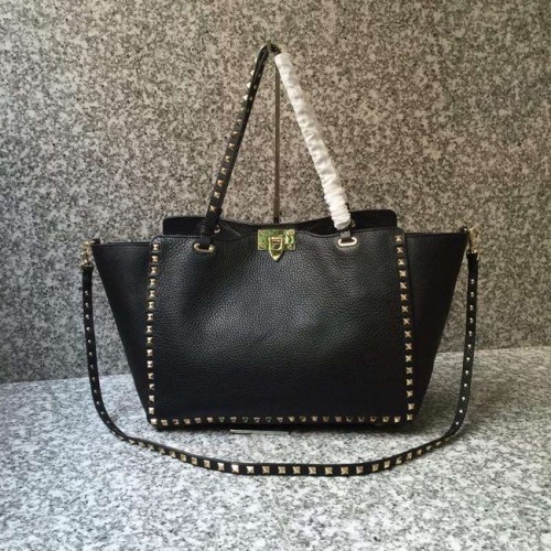 Borsa grande VALENTINO Rockstud 0973 nera