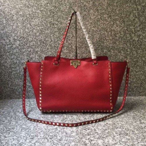 Borsa grande VALENTINO Rockstud 0973 rossa
