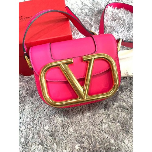 VALENTINO Supervee Original Borsa a tracolla in pelle NL076 Rosa