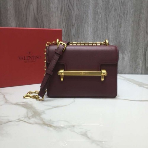 Borsa a spalla VALENTINO Uptown 3196 rosso scuro