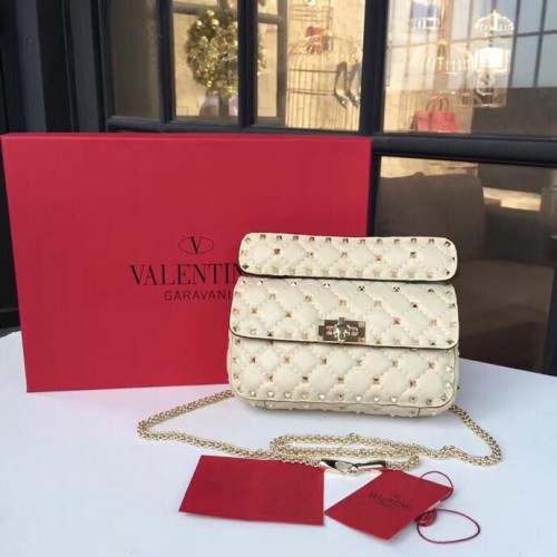 VALENTINO borsa in pelle 0051 Bianco